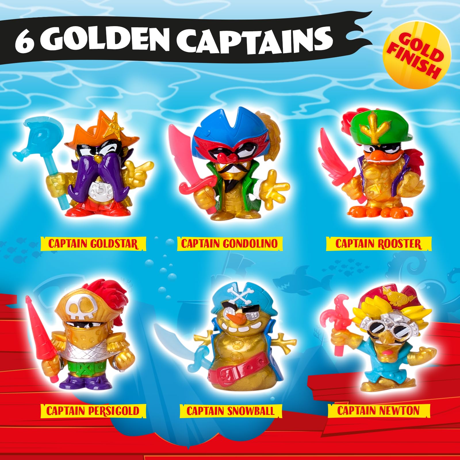 Amazon.com: PIRATIX ADVENTURE WORLD Shark Treasure Series, Captain